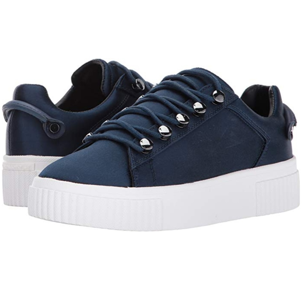 KENDALL + KYLIE Navy Platform Rae Sneakers